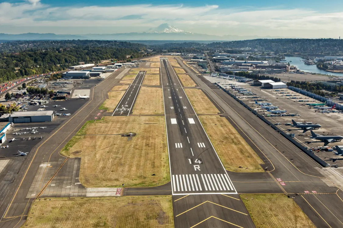 airport aerial view